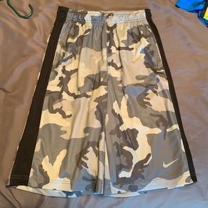 Nike Camo grey workout shorts